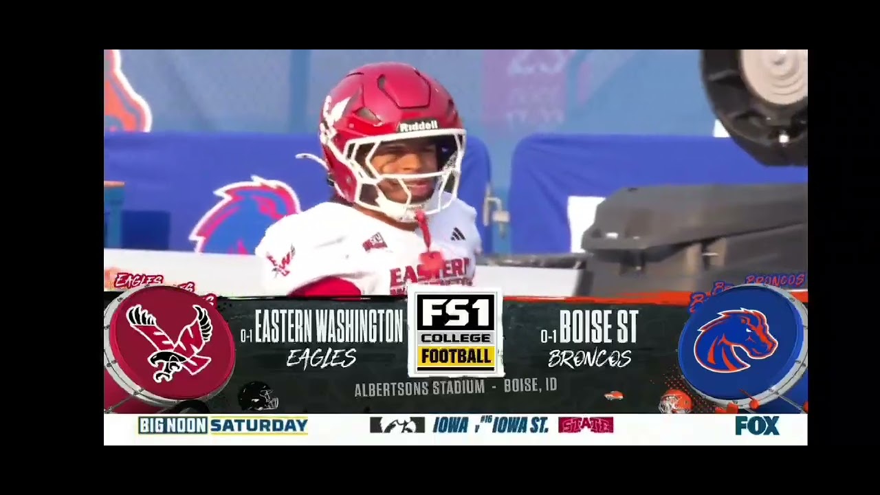 CFB Football on FOX Sports 1 intro Eastern Washington  at Boise State