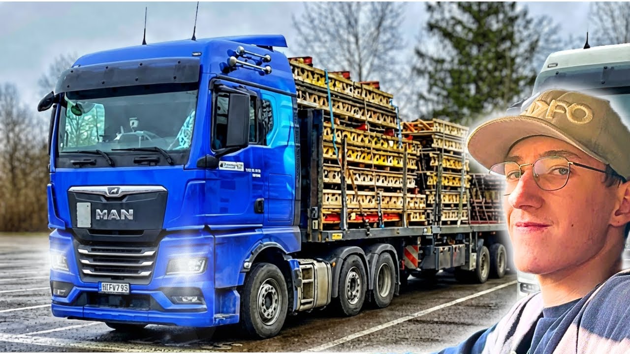 15H SCHICHT & Auflieger mit Lenkachsen! Eine spannende Woche als LKW-Fahrer