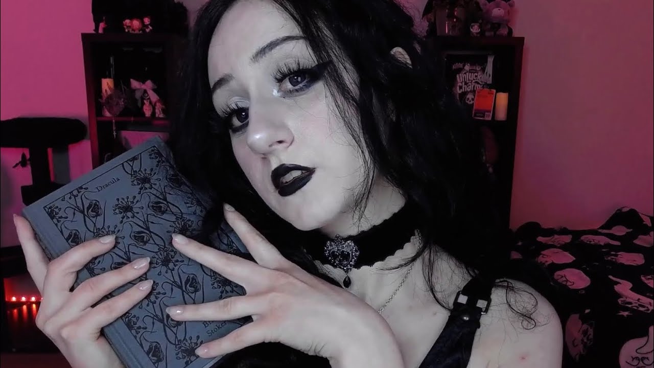 ASMR ✞ Slightly mean goth girl relaxes you