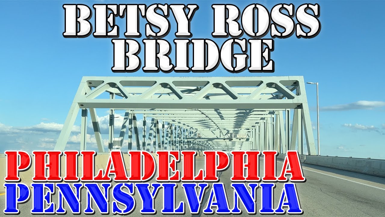 Betsy Ross Bridge - Philadelphia to New Jersey - 4K Infrastructure Drive