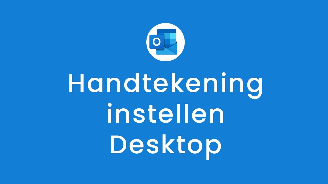Hoe kun je een handtekeningen toevoegen aan je mail in Outlook Desktop