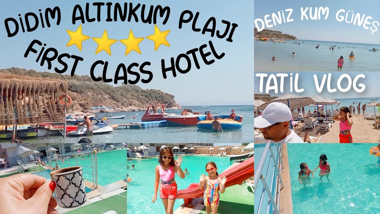 DİDİM ALTINKUM PLAJI🏖️ | FİRST CLASS HOTEL HAVUZ BAŞINDA TÜRK KAHVESİ KEYFİ☕ Tatil Vlog-3 Tatilbudur