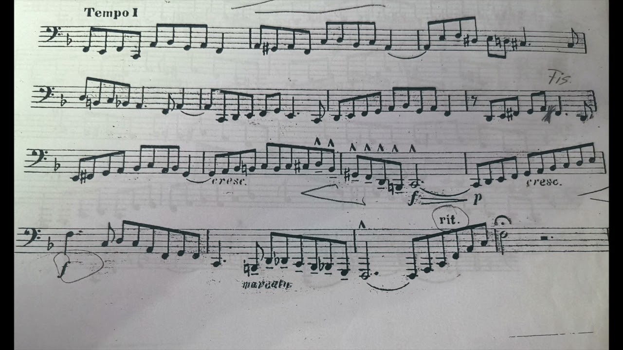 Vladislav Blazhevich Studies For BB Tuba (N.6 Andante)