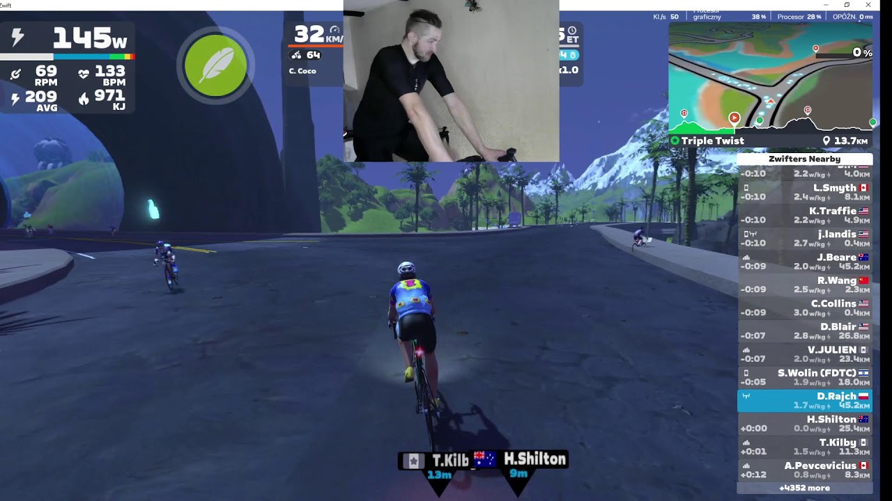 Zwift LIVE  Zwift  Wahoo KICKR Bike