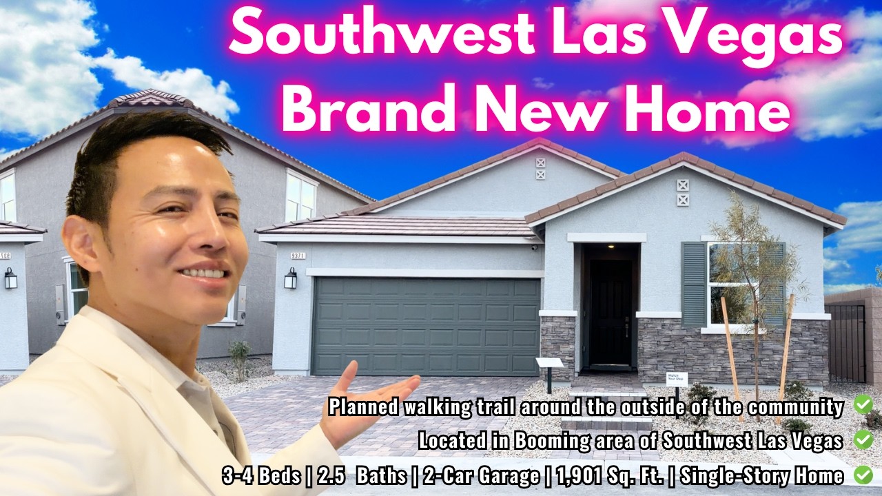 Southwest Las Vegas Brand New Single Story Home | Plan 1901 | Reserves at Aven