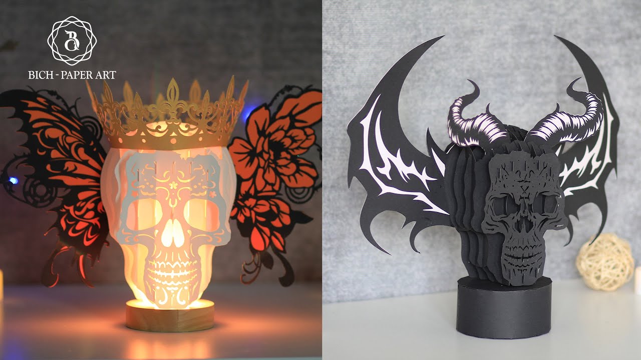 How to make Skull With Wings