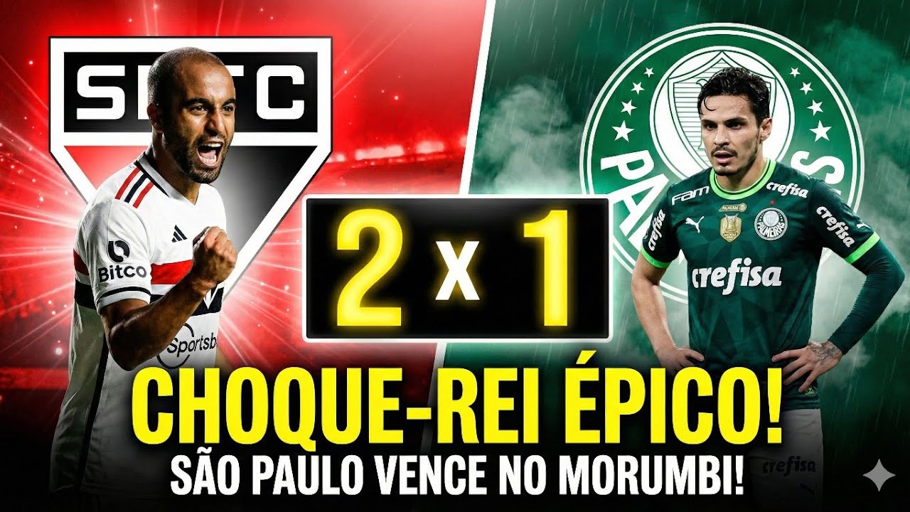 ​O DONO DO CLÁSSICO! São Paulo vence o Palmeiras por 2 a 1