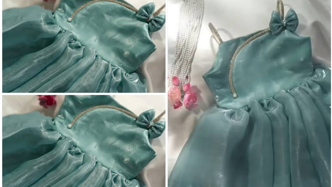 ঈদ স্পেশাল বেবিদের জামা কাটিং ও সেলাই ||  baby dress making || 