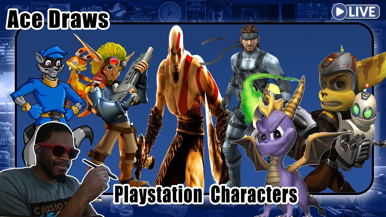 Drawing Video Game Characters