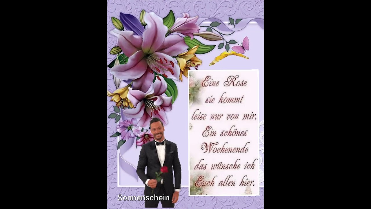 Guten Morgen sch&ouml;nen Samstag 🌷🥀🌞
