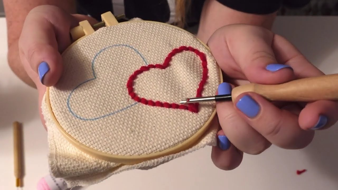 How to Use Dabline Punch Needle Kit | Relax & Create with Chill N Stitch!