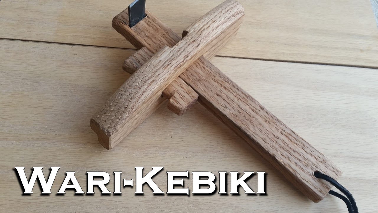 Making a Japanese Wari Kebiki (Splitting Gauge)