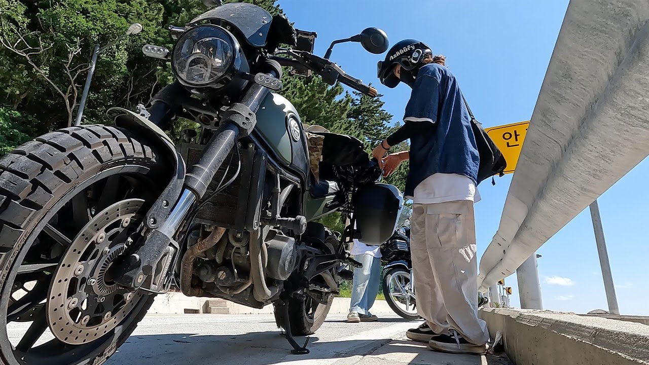 [모토캠핑]두바퀴로 즐기는 울릉도 여행🏍️ 와달리~내수전몽돌해변 스노쿨링 포인트ㅣ울릉도 노지캠핑 (자리 많던데..)