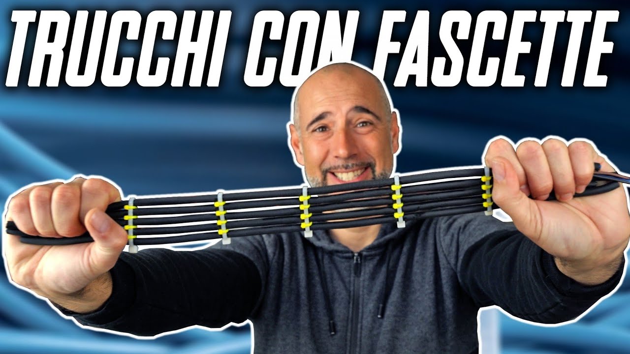 10 MODI ALTERNATIVI FAI DA TE per usare le FASCETTE sui cavi elettrici