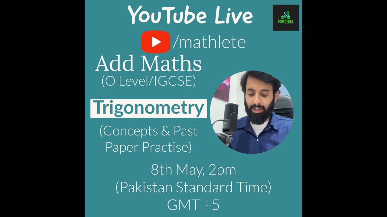 O Level/IGCSE Add Maths - Trigonometric Equations (Range alter/Negative Range) (Past Paper Session)