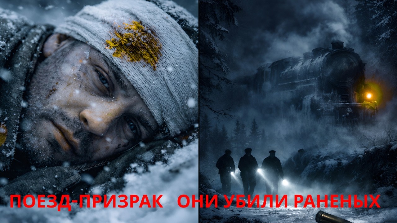 ЭШЕЛОН-ПРИЗРАК. Поезд с ранеными исчез, 120 тел нашли в овраге. Охота смерш 1945