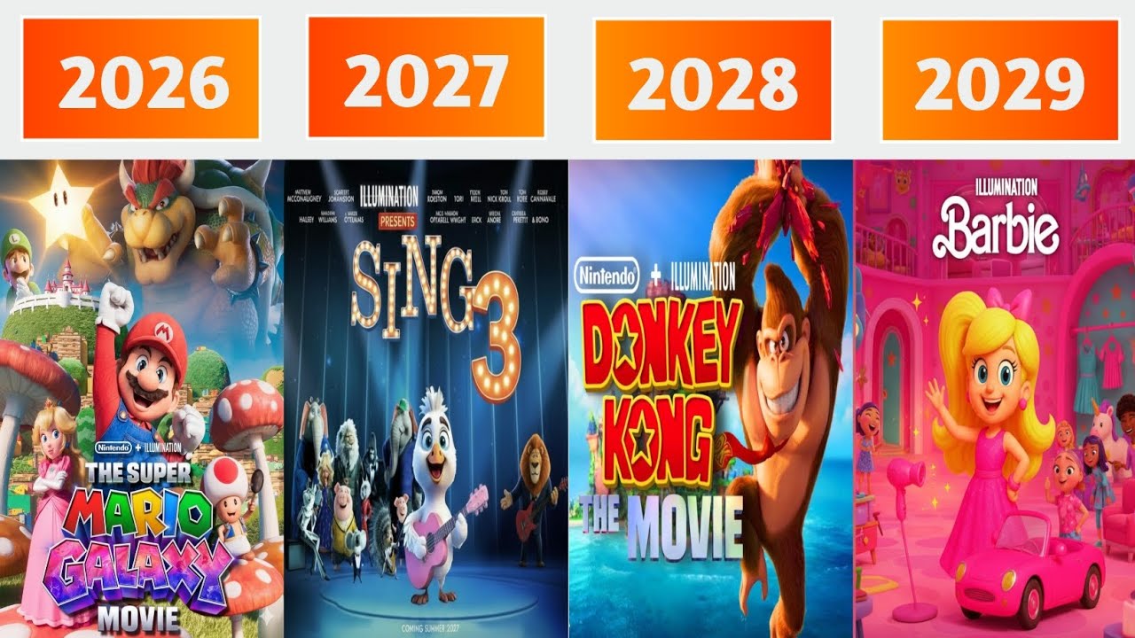 ALL ILLUMINATION ANIMATED  MOVIES (2010-2029)