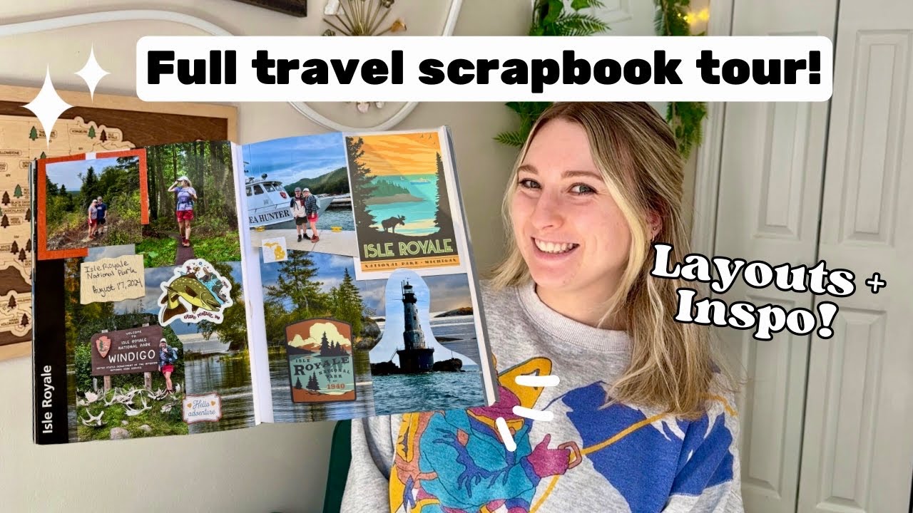 Travel Scrapbook Tour! Full Scrapbook flip through
