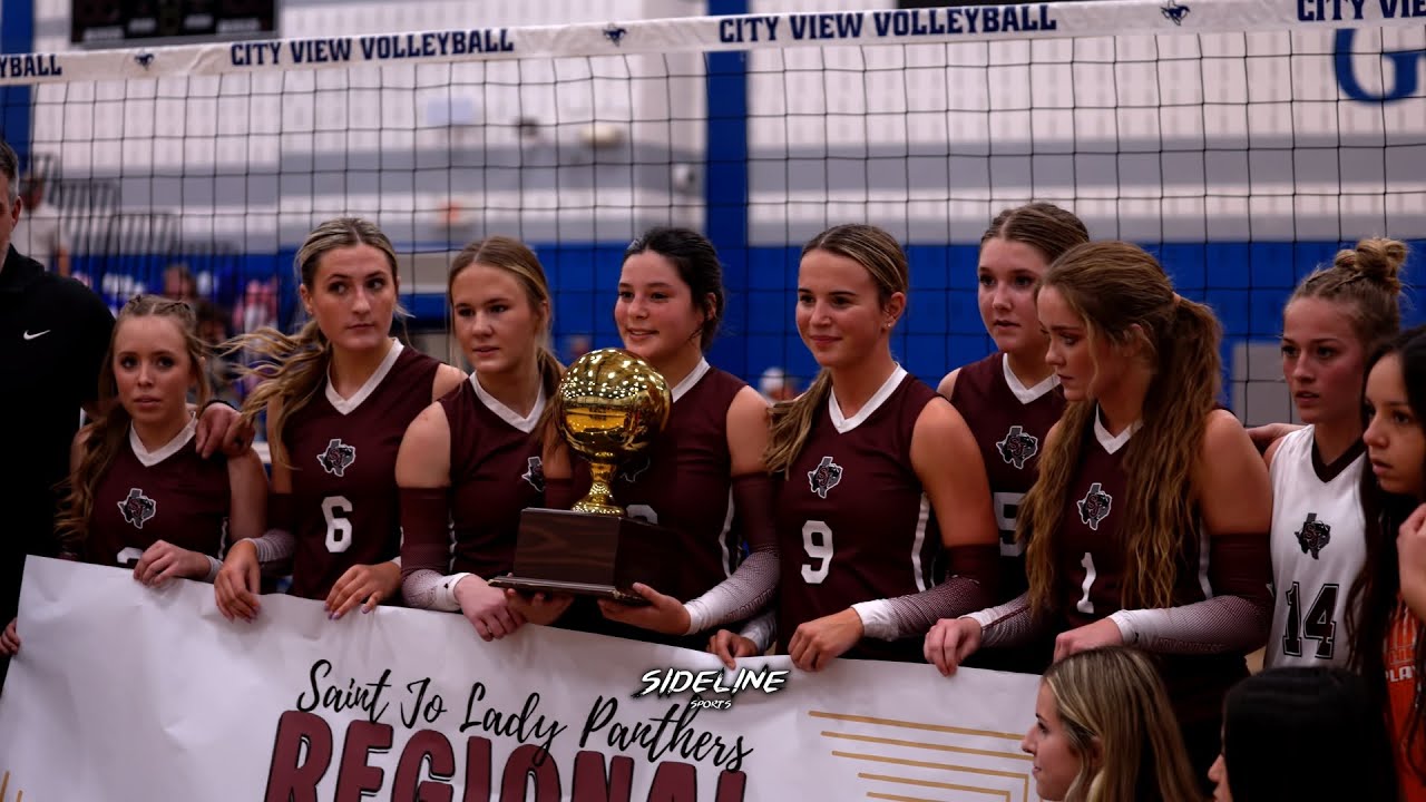 Saint Jo Lady Panthers Volleyball | 1A Texas Volleyball | Takes down #1 in State Woodson Cowgirls