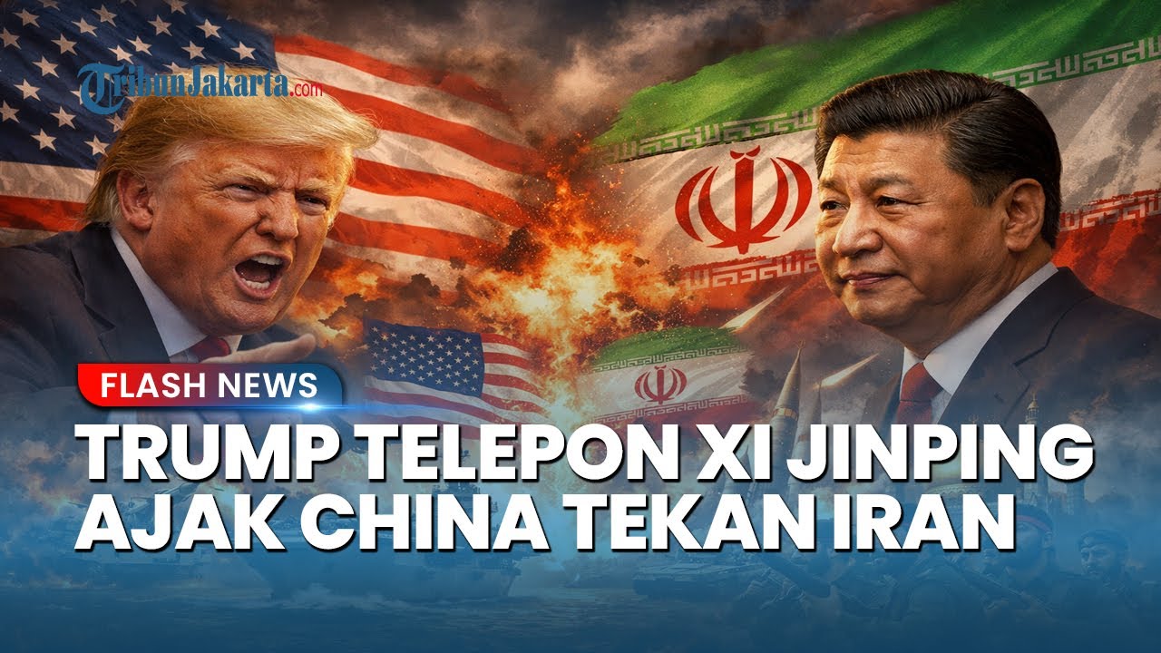 Telepon Penting Trump ke Xi Jinping, Ajak China Tekan Iran hingga Bahas Masalah Taiwan