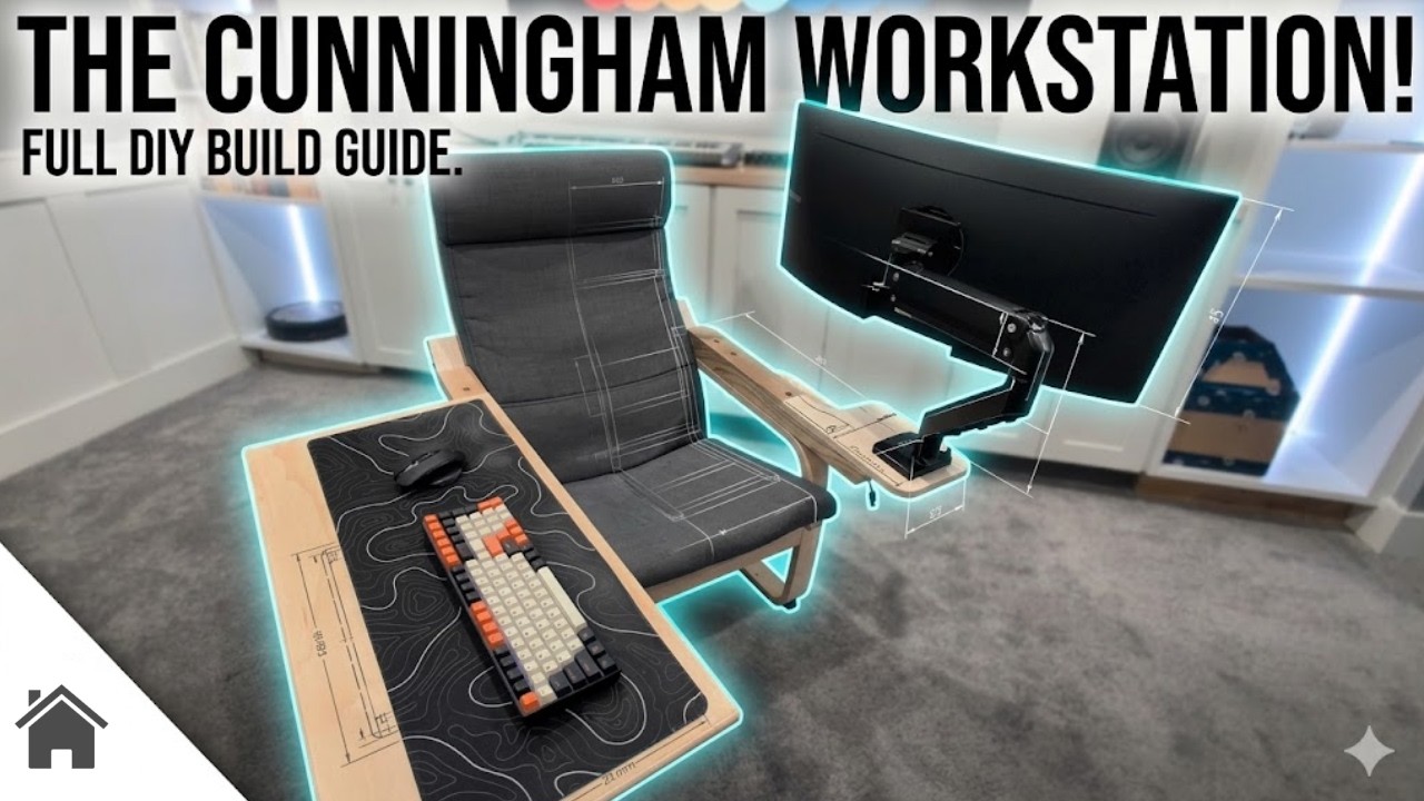 Build your own Cunningham Workstation from an Ikea Poang!