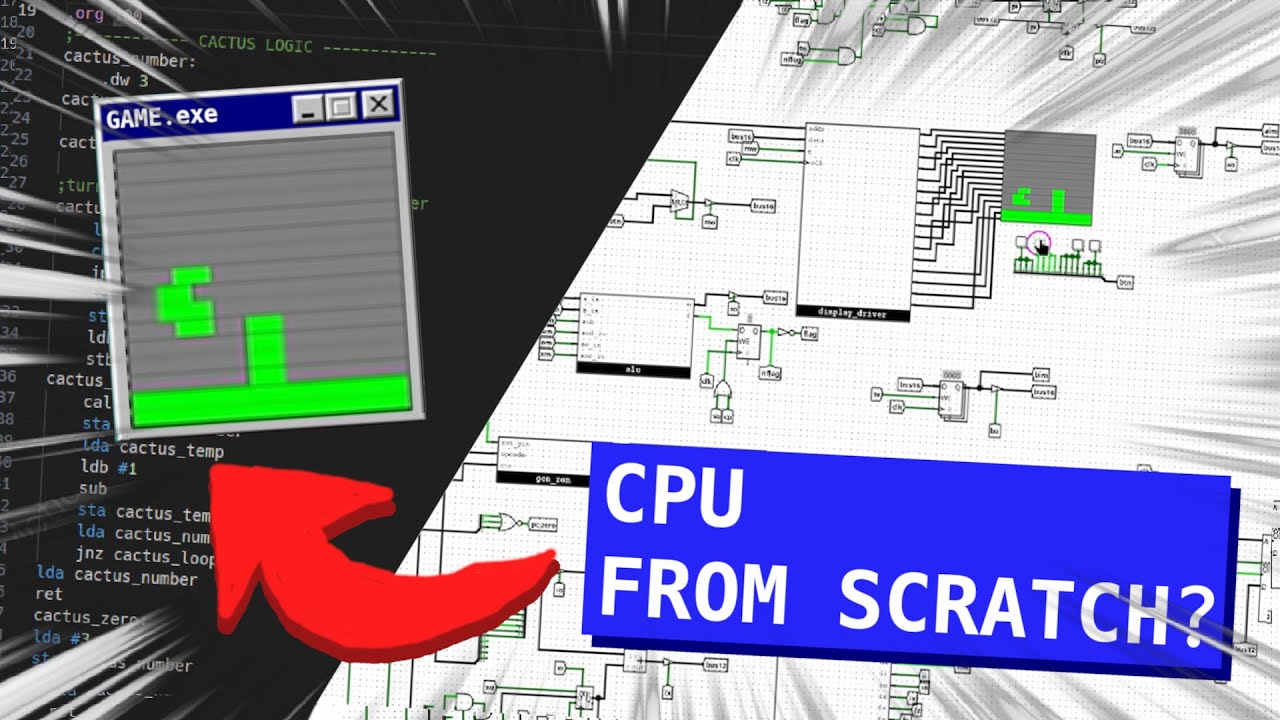 I designed a CPU FROM SCRATCH!