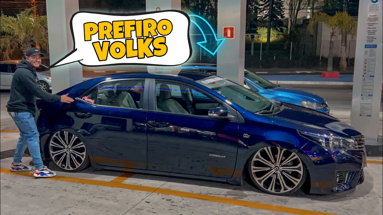 MANDOU A REAL SOBRE O COROLLA REBAIXADO NA SUSPENSÃO A AR