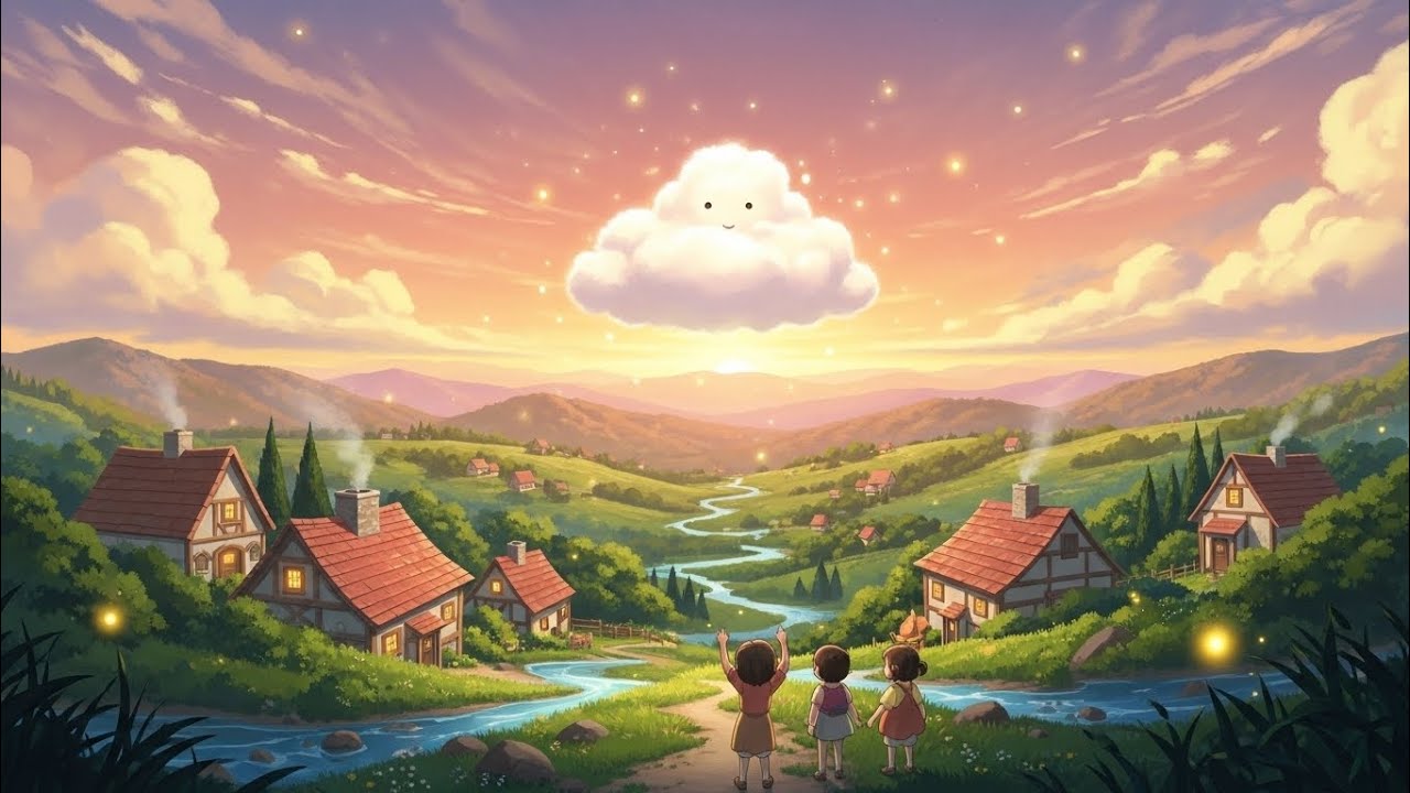 Cloud Wanderer 🌤️ | A Magical Ghibli-Inspired Journey”(ASMR)