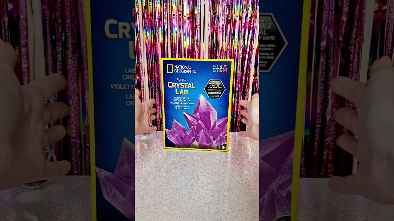 #shorts National Geographic Crystal Lab - purple crystal