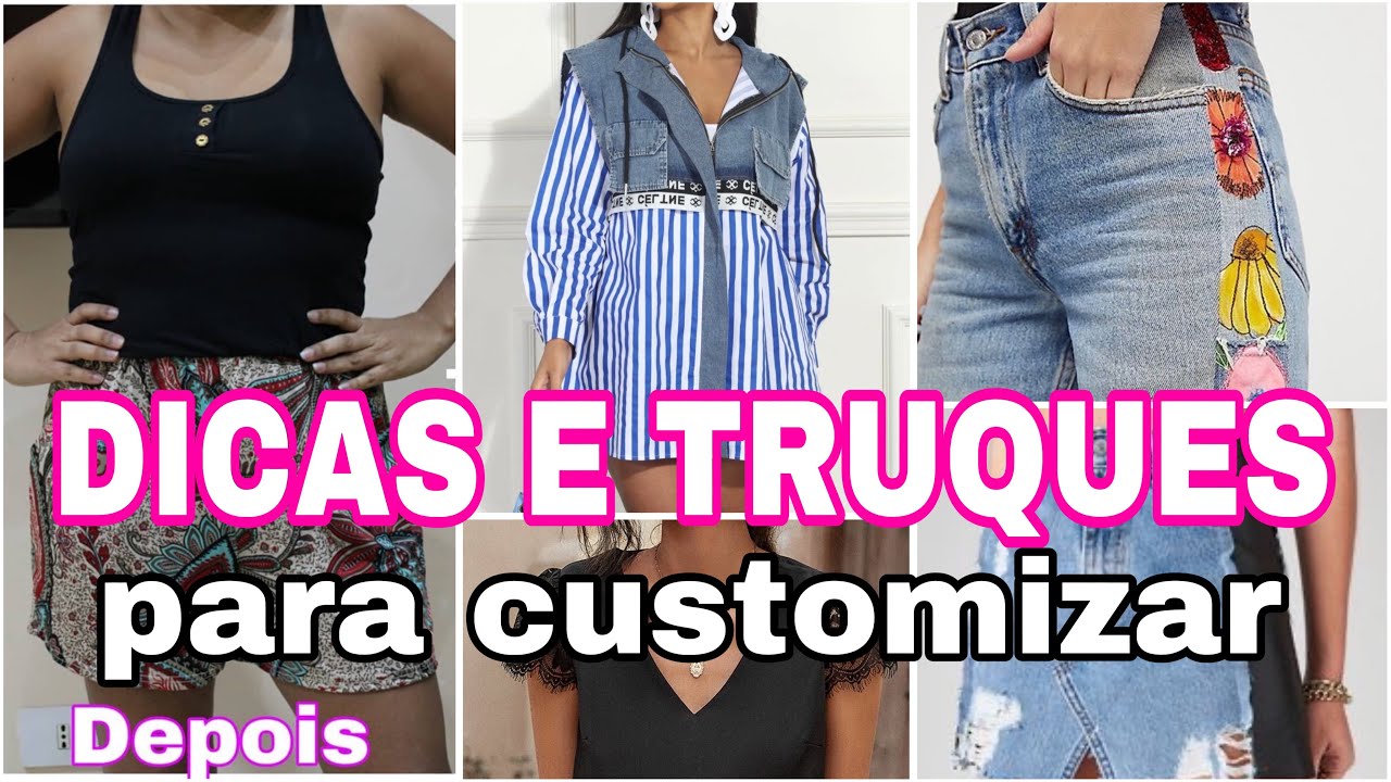 Muitas dicas e truques para customizar roupas / respondendo as inscritas #11 como consertar roupas