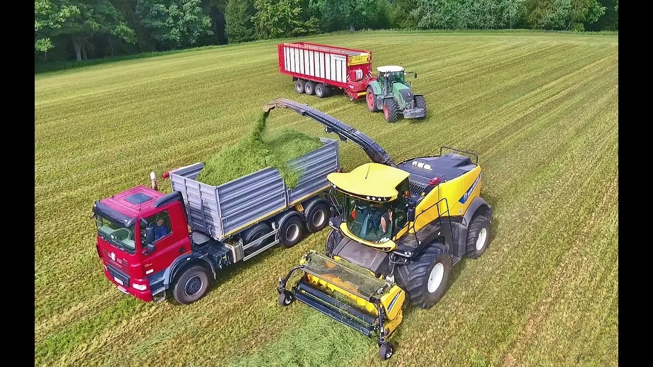 New Holland FR 780      Senáže  VOD Jetřichovec 2017 Grass silage
