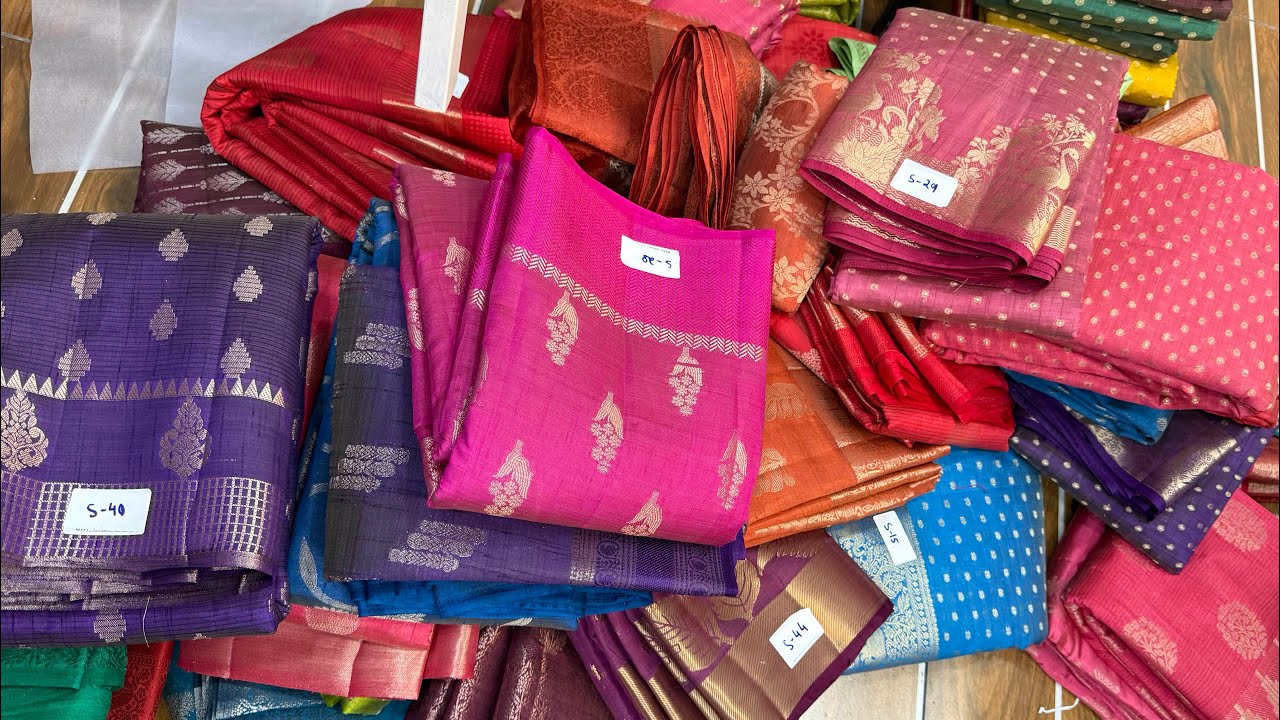 JK SILKS is live🥰Mega bumper sale🥰Tussar silk bhutta sarees🥰WhatsApp : 8921889811