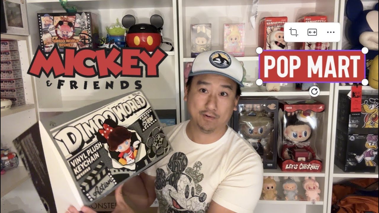 POPMART Unboxing & Labubu Giveaway - Dimoo World - Dimoo TV Show Mickey and Friends Vinyl Plush