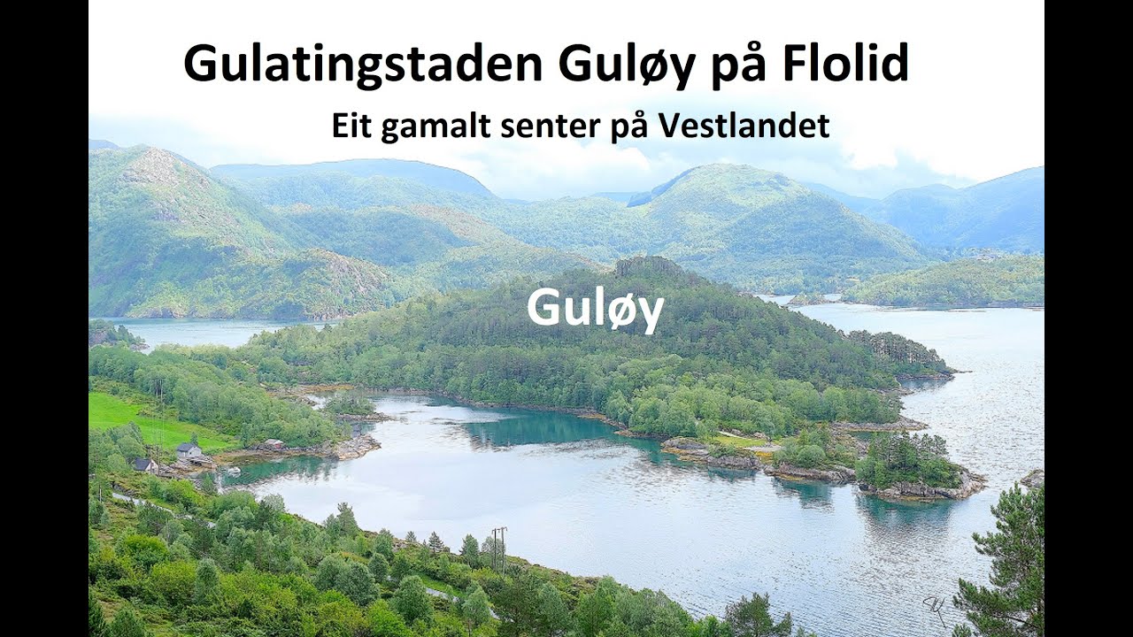 Visa om Gulatingferdi frå Eksingedal til  Gulatinget på Guløy i Gulen