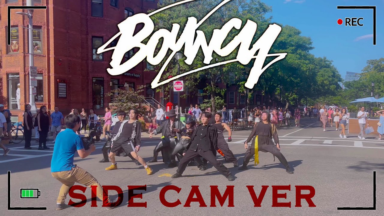 [KPOP IN PUBLIC - Side Cam] ATEEZ (에이티즈) - 'BOUNCY (K-HOT CHILLI PEPPERS)' | Cover by HUSH BOSTON