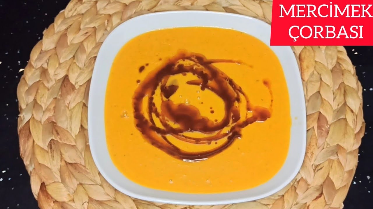 Mercimek Çorbası ☑️ Düdüklüde Kırmızı Mercimek Çorbası Tarifi