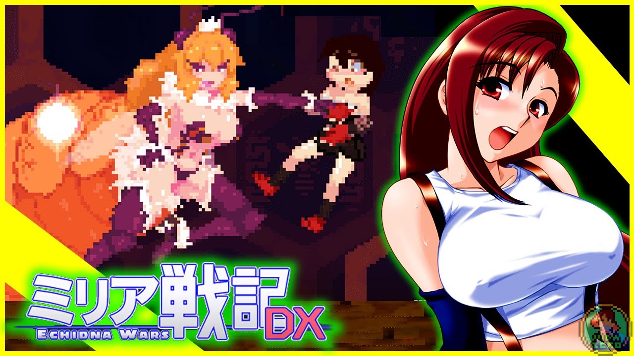 Echidna Wars dx Tifa LockHart Vs Queen Bee gameplay