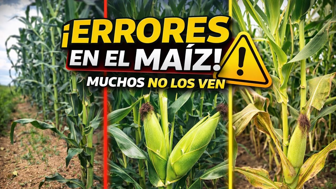 Cultivo de Maíz 🌽 | Así se pierde rendimiento sin darte cuenta ⚠️
