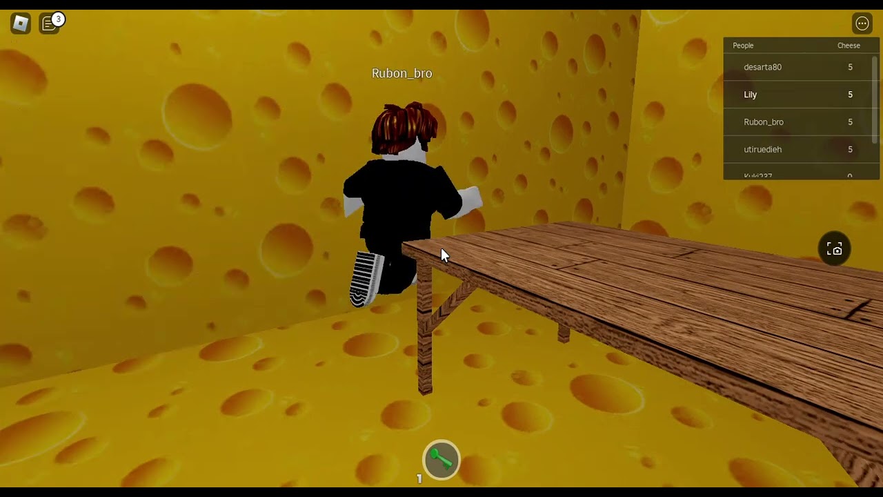 playing cheese escape but in my sisters acount