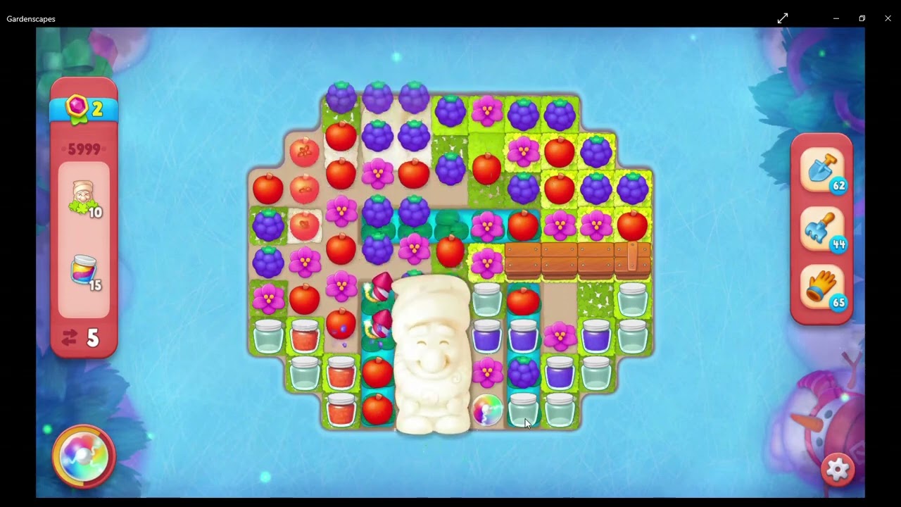 Gardenscapes Level 5999 - No Boosters