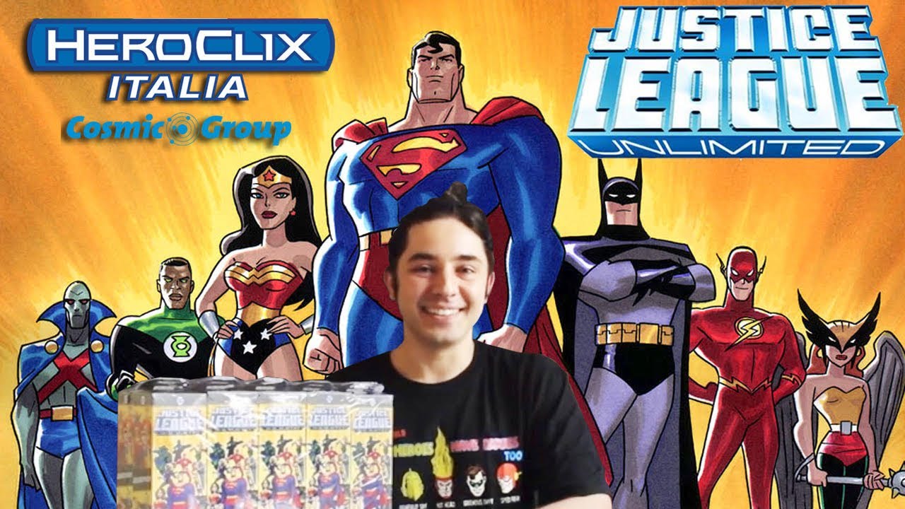 HeroClix Italia: DC Justice League Unlimited unboxing
