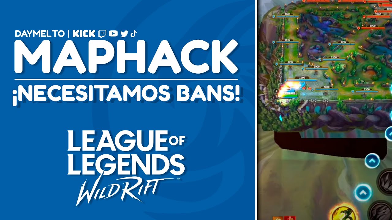⭐️ ¿HAY MAPHACK EN WR? | Wild Rift | Daymelto