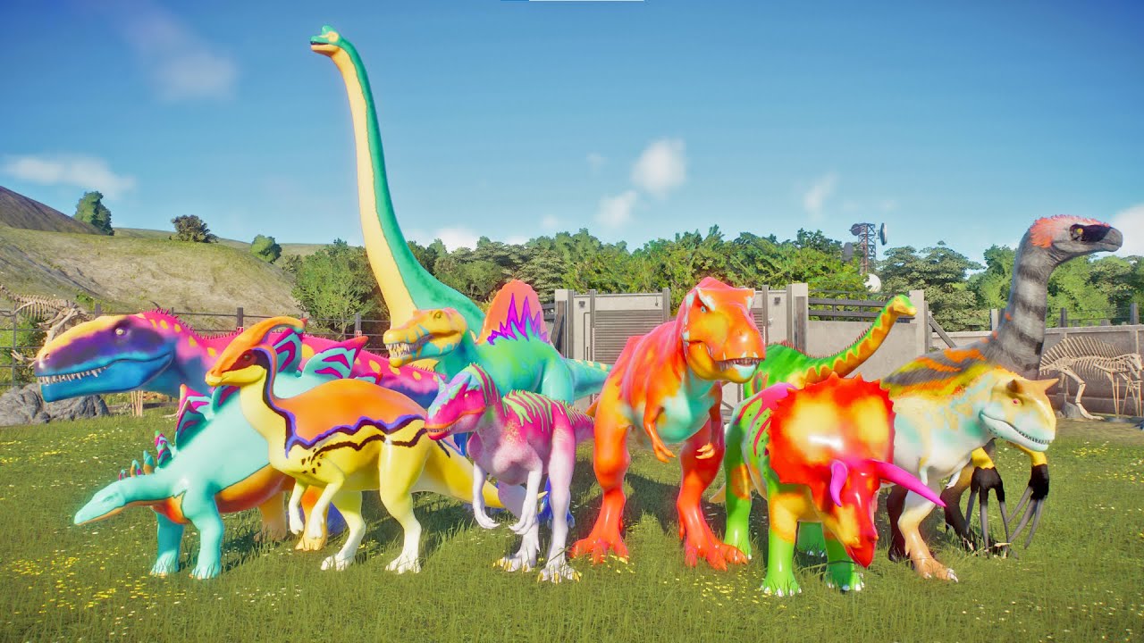 New JWE2 Skin: Dino Showdown and Show-Off:  Adventure and Battle at Jurassic World
