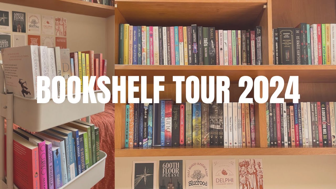 BOOKSHELF TOUR 2024 | todos os livros da minha estante