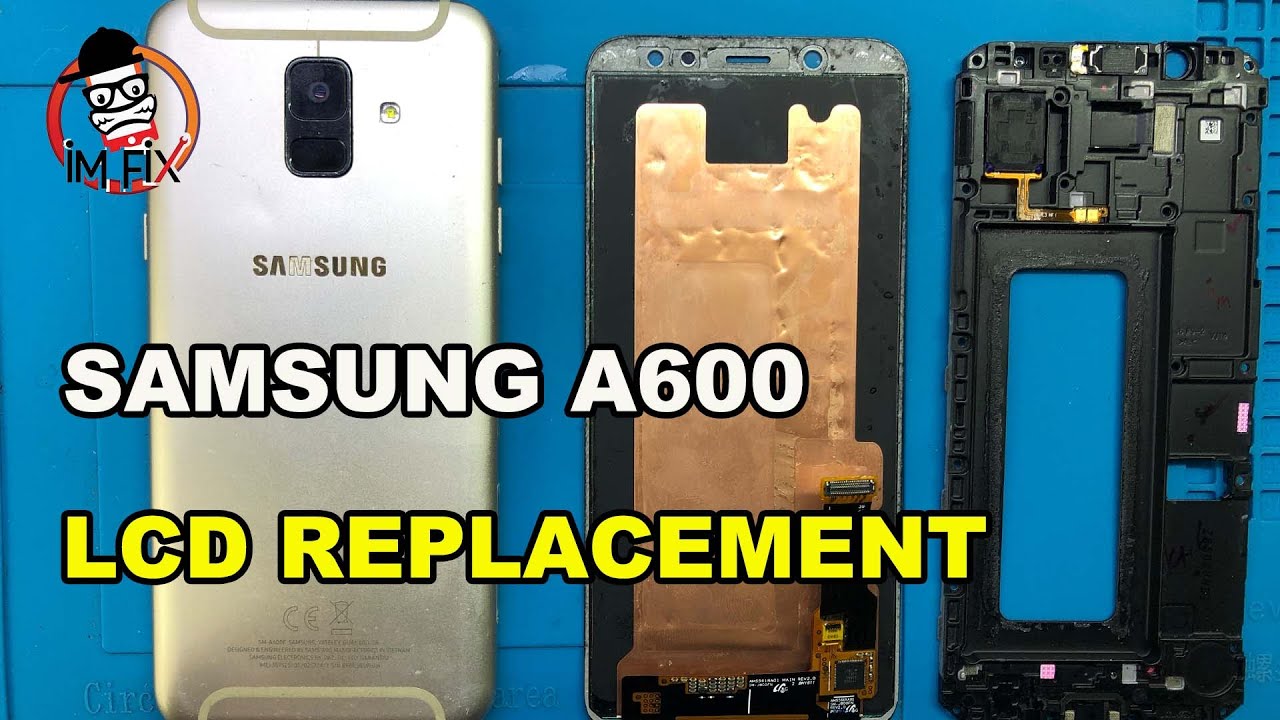 Samsung A600 Замена экрана.