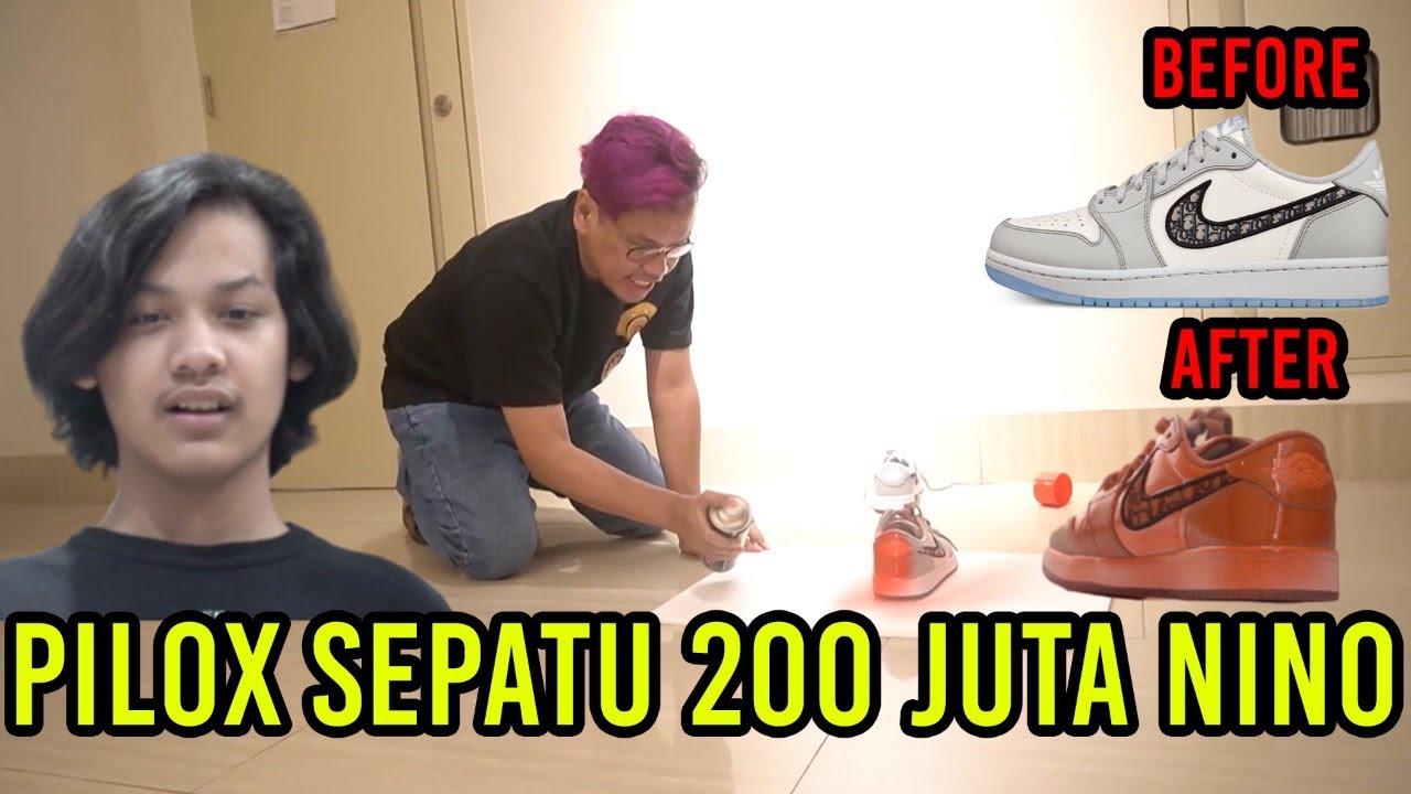 PILOX SEPATU 200 JUTA NINO‼ EH BEKASNYA GAK BISA HILANG🤦‍♂️
