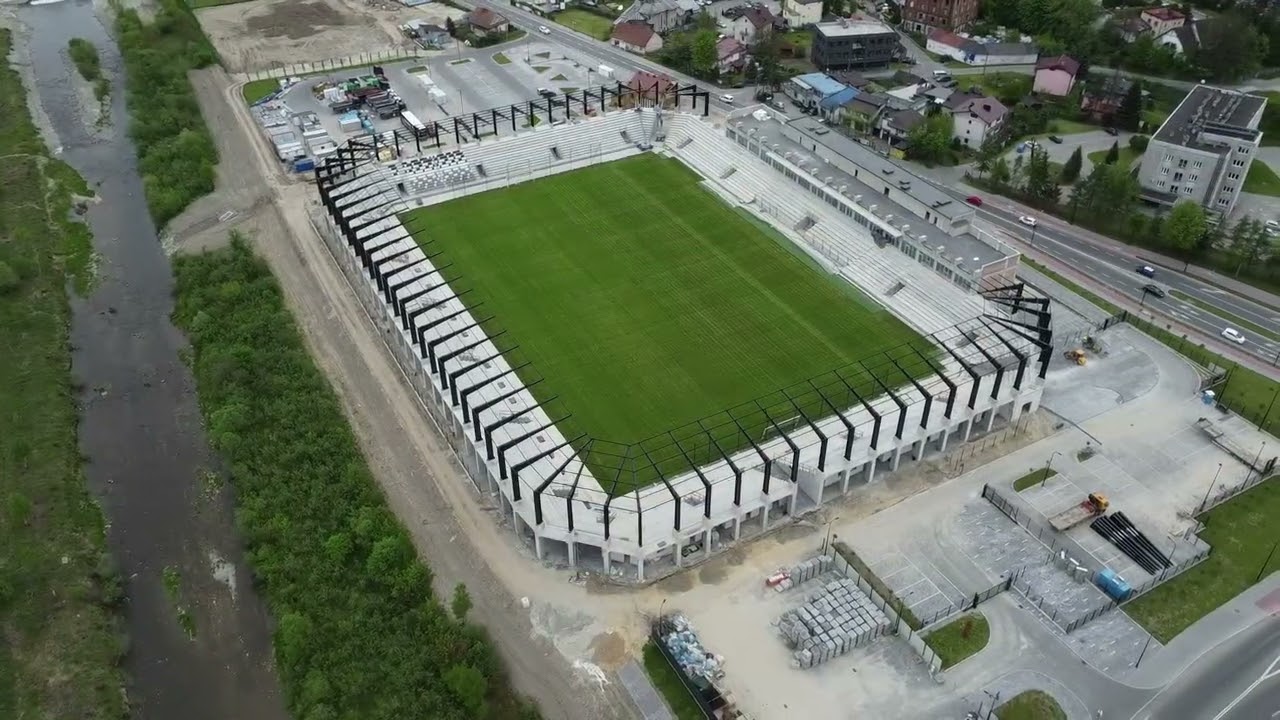 Tak powstał stadion Sandecji