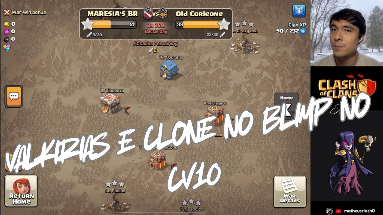 VALKIRIAS E CLONE NO BLIMP NO CV10