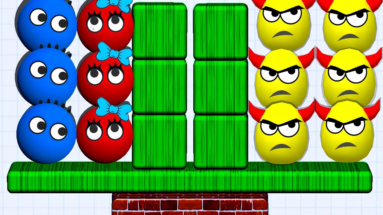 🍄We Beat 3×1 relax games Draw to Smash apk 🆚lucky balls max - Draw knife 2048 Gameplay Epi74 #0081