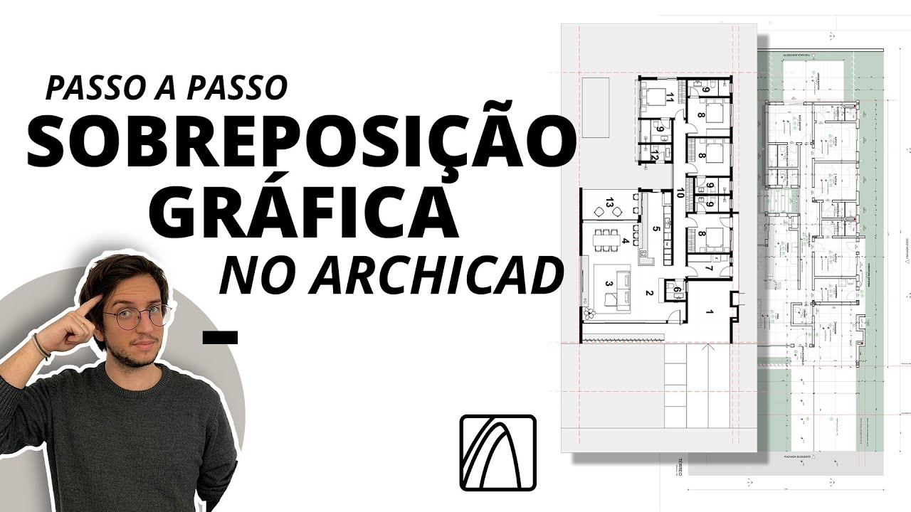 O passo a passo para usar sobreposições gráficas no Archicad